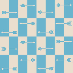 Seamless background with arrows for your design