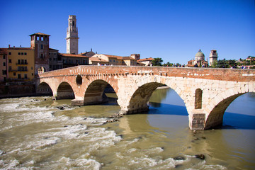 Panoramic View of Verona, Italy