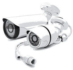 CCTV Cameras  - obrazy, fototapety, plakaty