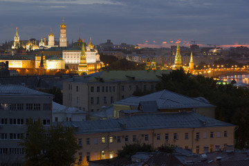 Obraz premium Landscape Moscow city, Moscow, Russia