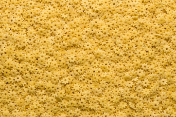 Stars shaped pasta background