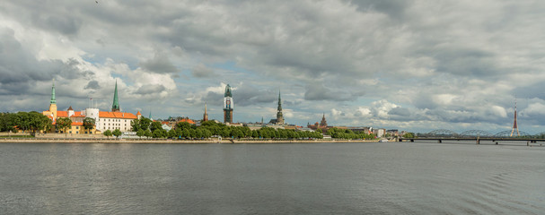 Riga city panorama