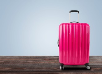 Poly-carbonate suitcase.