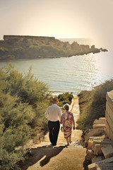 Couple at the seaside