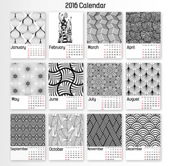 Zentangle Calendar-2016