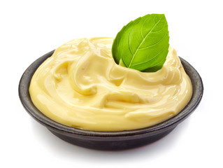 bowl of mayonnaise