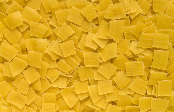 Quadretti - square shaped pasta background