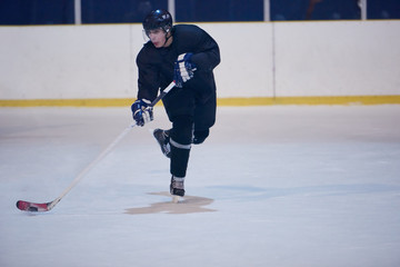 ice hockey player in action