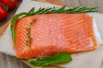 Salted salmon