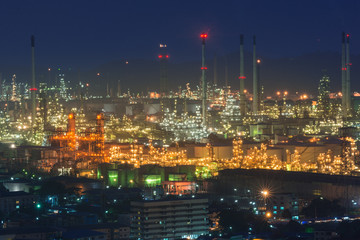 Fototapeta premium asia petrochemical industrial plant