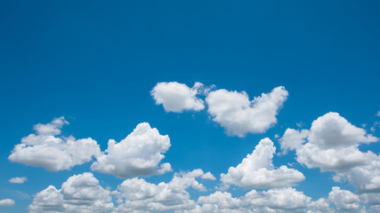 Wonderful white cloud and beautiful sky