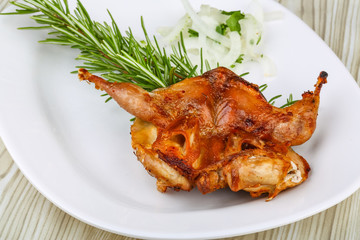 Grilled quail