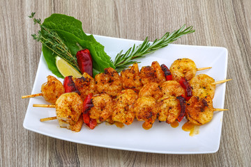 Prawn skewer