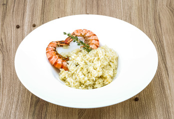Risotto with prawn