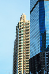 Obraz premium Building modern skyscraper of business area