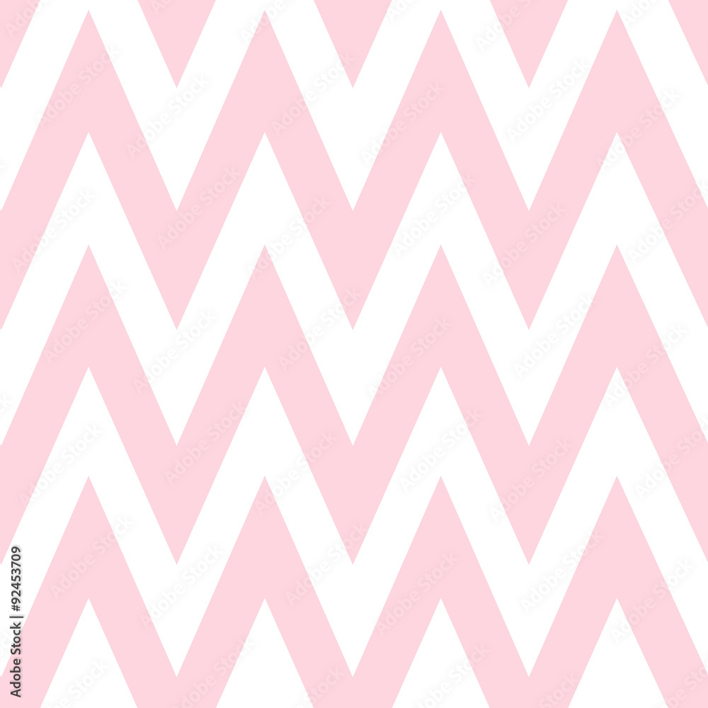 Poster pattern in zigzag. classic chevron seamless pink pattern.