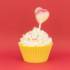 cupcake mit Lolli