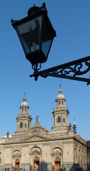 Fototapeta na wymiar Kathedrale in Santiago/Chile 