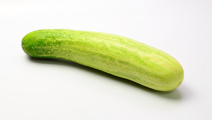 Cucumber on white background