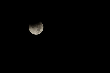 Moon, total Lunar eclipse
