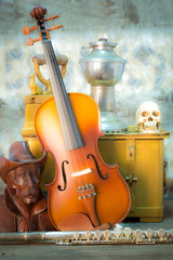  violin - still life 