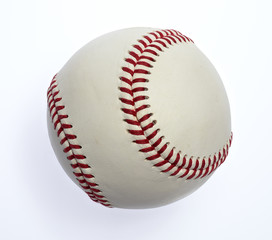Baseball isolated on white. Clipping path included.
