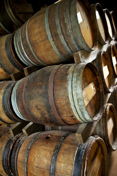 Oak barrels