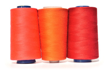 Shades of red thread