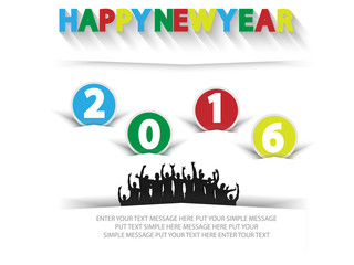 2016 HAPPY NEW YEAR CELEBRATIONS WITH PEOPLE
