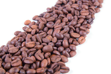 Roasted coffee beans