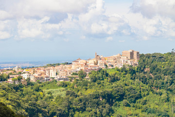 Genzano, view from nemi