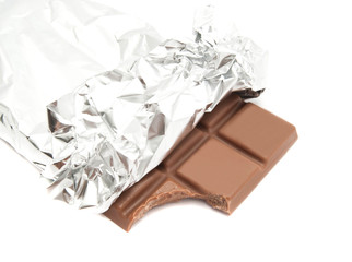 chocolate in a foil
