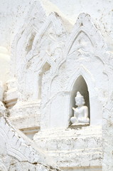 sculpture in White pagoda of Hsinbyume