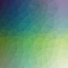 Fototapeta na wymiar Abstract colorful triangular or polygonal background illustration.