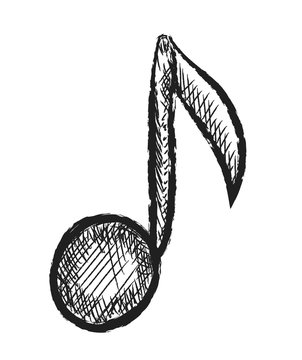 doodle music note