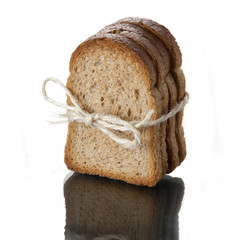 Toast tied with rope