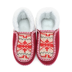house slippers isolated on white background