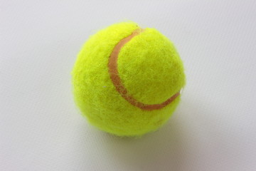 tennis ball close up