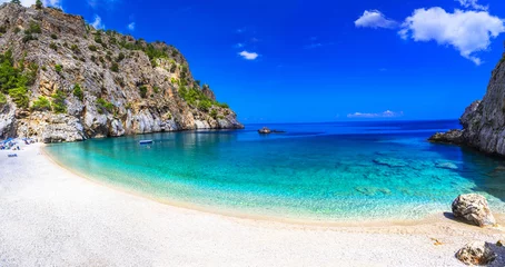 Raamstickers Tropisch strand mooiste stranden van Griekenland - Achata, op het eiland Karpathos