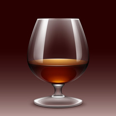 Wine Glass Vector Isolated Transparent