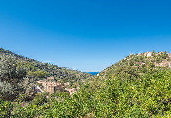 Küstenpanorama bei Deià, Mallorca