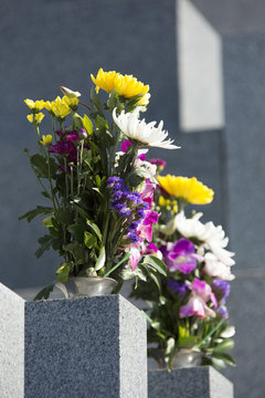 お墓の仏花