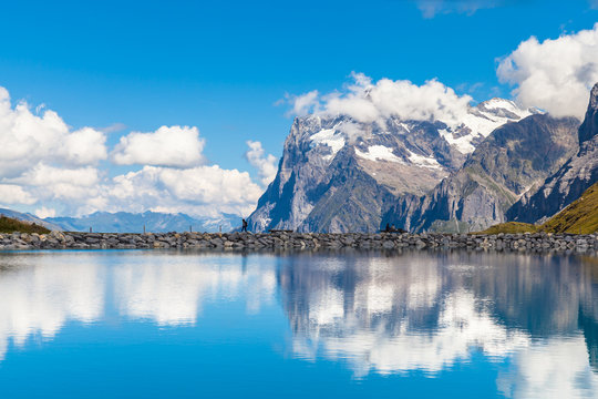 Wetterhorn with reflection