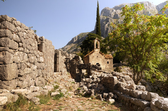 St.John church at Spiljari Kotor