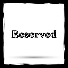 Reserved icon