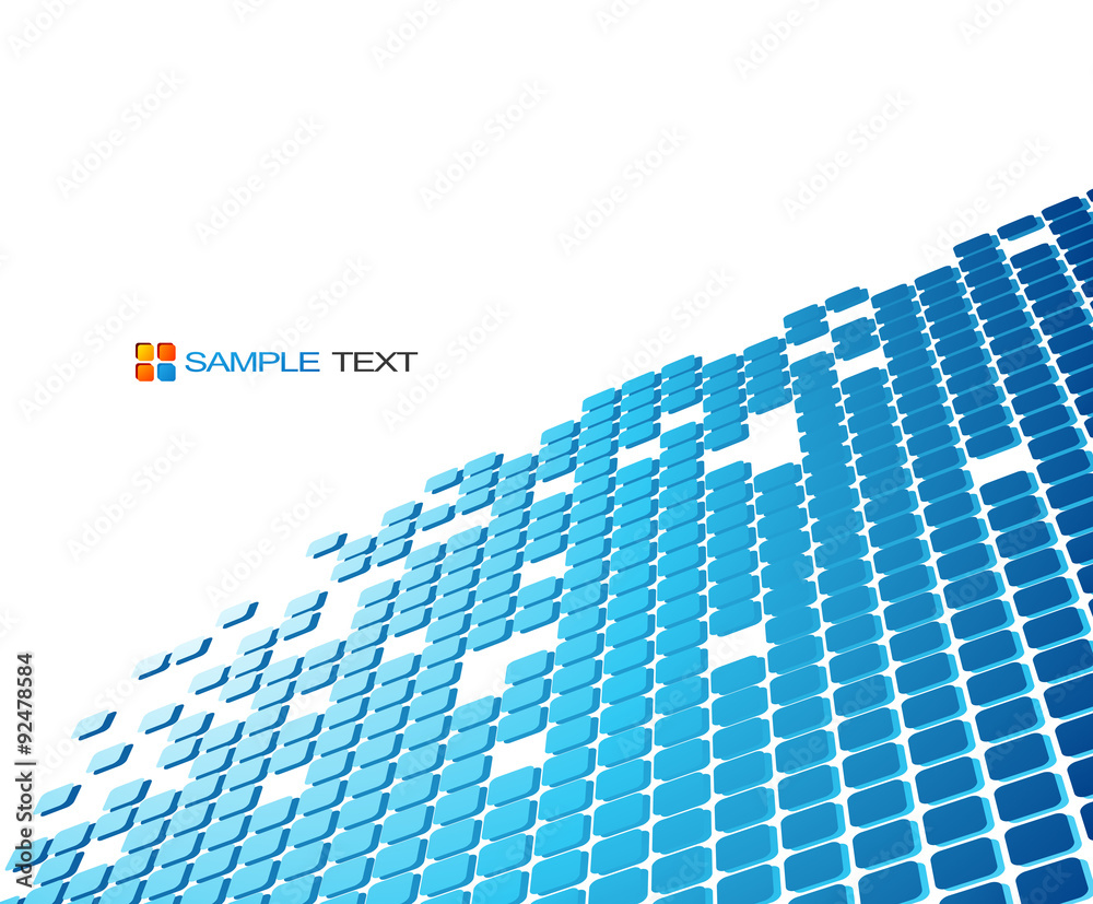 Poster vector abstract geometric background.