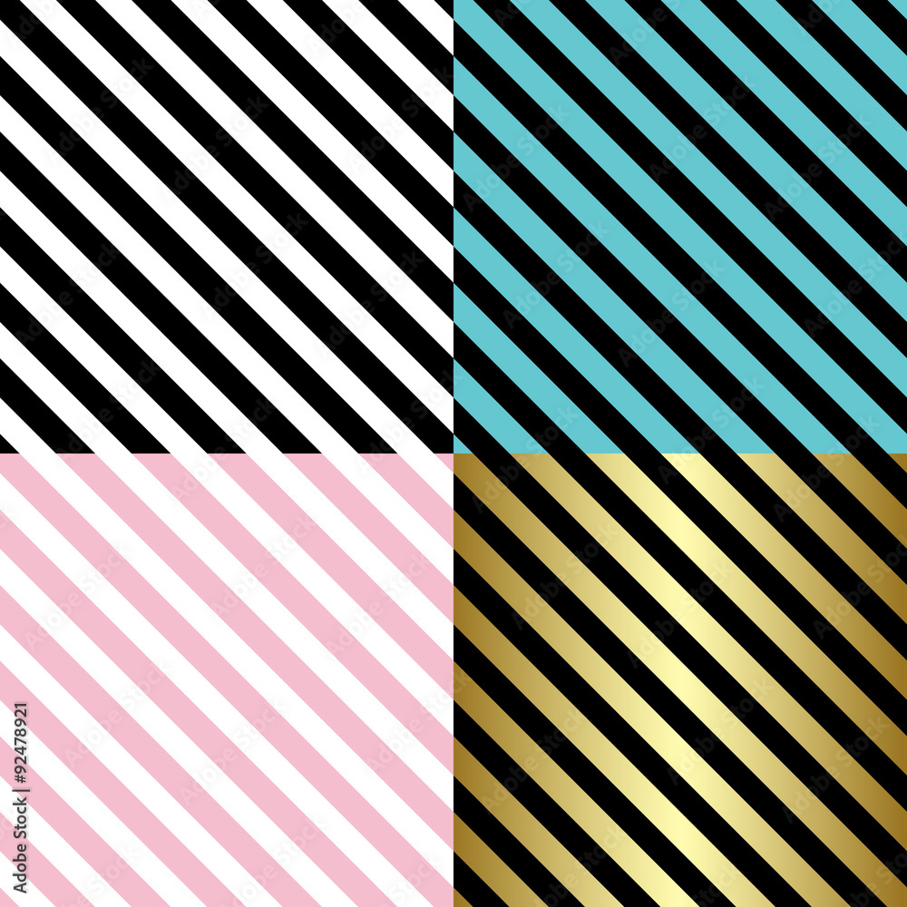 Poster Diagonal Pattern 