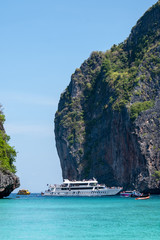 Cruise passenger ships in the bay