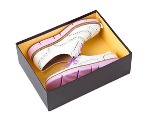 Sneakers in box