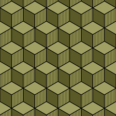 Vector Background #Hexahedron, Hexagon, Chevron, 